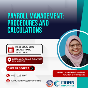 PAYROLL MANAGEMENT: PROCEDURE AND CALCULATION (22-23 JULY 2025)
